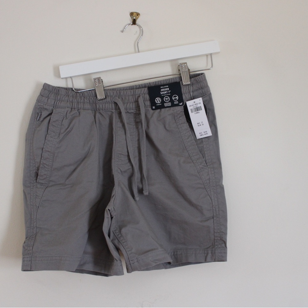 Gray Casual Men's Shorts Hollister